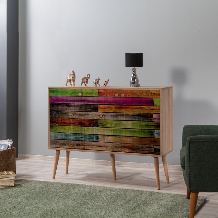 Hanah Home Mega - 726 Consola Roble Sonoma